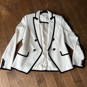 Veronica Beard black and white double breasted blazer. Perfect condition